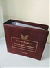 Vintage Golden Replicas of United States Stamps album with 42 piece 22kt gold foil proof replicas