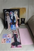 Vintage 2004 Hallmark Nostalgic Barbie stationery set in box with 4 stand up cards