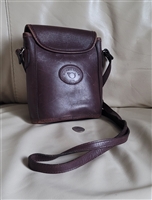 Michael Green thick brown leather shoulder bag handcrafted elegant women purse for any occasion