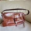 Kenneth Cole vintage brown leather shoulder women's purse collectible