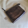 Vintage Kate Spade brown Italian leather zipper pouch wallet and makeup case