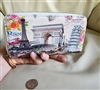 Shui Mi Ma brand Italian and French decorated waterproof fabric wallet