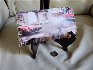 Elegant Shui Mi Ma wallet European sports car centerpiece decoration print
