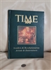 History Book TIME 100 Leaders Revolutionaries Artists Entertainers 1998 dark green embossed leatherette hardcover edition