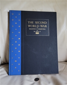 W Churchill book The Second World War 1960 vintage collectible