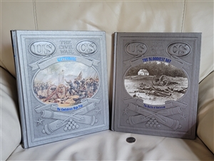 preowned 2 volume vintage Time-Life The Civil War series set illustrated