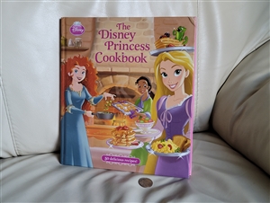 The Disney Princess Cookbook 2013 hardcover recipe book colorful design
