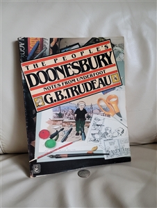The Peoples Doonesbury Notes G B Trudeau 1981 book colorful cover with cartoon style stories