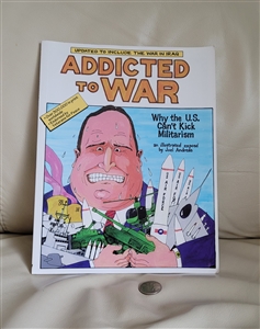 Addicted to war 2004 comic strips large book collectible