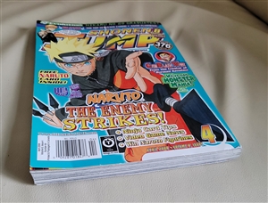 Preowned April 2008 Shonen Jump Naruto manga magazine, no card