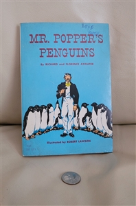 Mr Poppers Penguins by Richard Florence Atwater vintage book