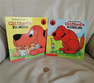 Clifford's Riddles 1974 and Clifford's Family 1984 kids book collectible