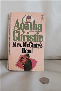 Agatha Christie Mrs. McGintys dead paperback book 1952 murder and mysteries addition to your library collection
