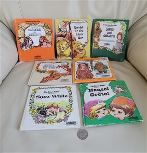 The StoryTeller set of seven books 1973 and 1975 set vintage collectible
