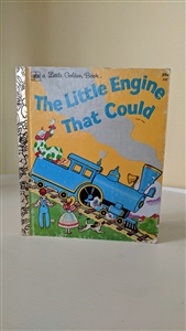 The Little Engine that Could A Little Golden Book in hardcover with rail transportation story