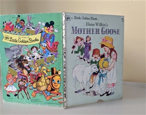 Mother Goose story by Eloise Wilkin kids book collectible children books