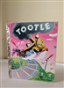 Front cover of a vintage 1978 children book Tootle a Little Golden Book railroad train adventure