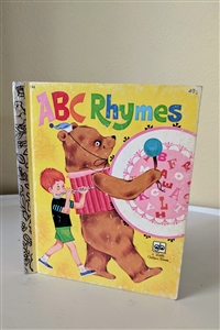 preowned vintage 1977 little golden book abc rhymes