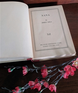 Emile Zola novel Nana hardcover vintage book collectible stories