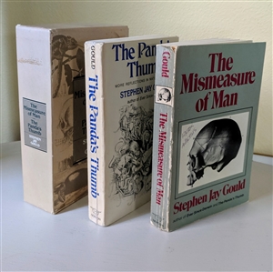 Books The Pandas Thumb Mismeasure of Man SJ Gould collectible vintage books library addition