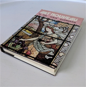 preowned vintage art book Art Nouveau 1972 Octopus Books edition printed in Italy full color illustrations cover and black spine view