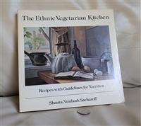 The Ethnic Vegetarian Kitchen S N Sacharoff recipe book