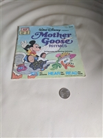 Mother Goose Rhymes Walt Disney Storyteller 1979 children books collectible
