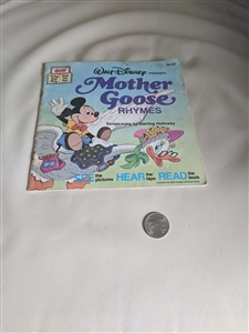 Mother Goose Rhymes Walt Disney Storyteller 1979 children books collectible