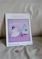 Madame Alexander 1990 Victorian Girl pattern book collectible craft books Martha Campbell Pullen 1990