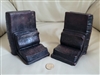 World Bazaar Vintage Book Shaped Bookends Set Library Home Decor