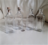 Vintage medicine clear glass bottles Owens 80 ml clear glass home and kitchen storage and decor