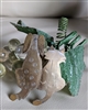Cat and dog brass color metal cute brooch jewelry