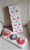 Vintage Scented Tart Candles Pie Shaped Set with Box