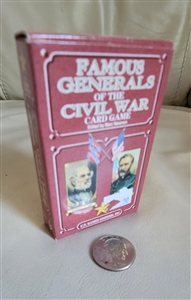 Civil Wars Generals playing cards deck US Games vintage collectible game time fun