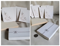 Vintage 20 postcards set in Rose embossed design