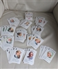 Whitman Authors Card game playing cards, incomplete.