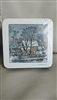 Sealed set of 6 vintage 1978 Avon watermill coasters with cork backing