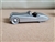 Vintage Danbury Mint solid pewter miniature 1949 Jaguar XK120 roadster car replica crafted in England bottom hallmark view