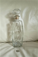 Schenley Liquor Clear Whiskey Bottle Decanter