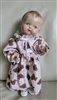 preowned vintage composition baby doll in pajamas