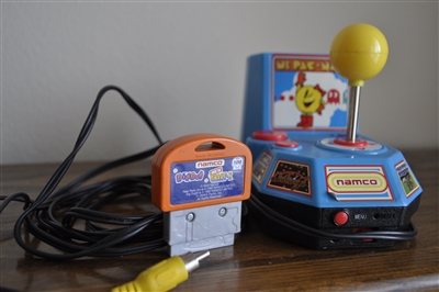 2005 Namco Ms Pac-Man plug and play TV game joystick controller unit with AV cables