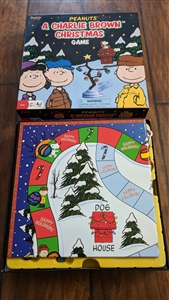 Vintage Peanuts board game titled A Charlie Brown Christmas published in two thousand and eight in original box
