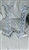 Slovenian 24 percent lead crystal pair single candle holders