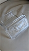 Arcoroc France glass dish with COW lid vintage kitchen storage collectible accessories