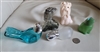 vintage avon animal figural cologne bottle set
