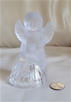 Frosted glass crystal Angel Bell home decoration