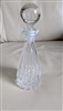 Vintage glass bottle with stopper interior decor