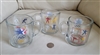 ​Set of three vintage 1984 McDonald's Los Angeles Summer Olympics clear glass mugs with sports icons