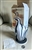 Fifth Avenue Crystal handmade semi abstract zebra art glass figurine with original box and label