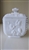 Vintage Westmoreland Paneled Grape White Milk Glass Lidded Box 5 Inch